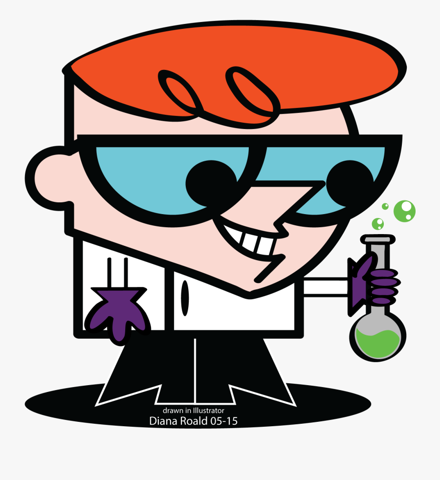 Abduzeedo Tutorial Dexter By Diana Roald 05-15 - Dexter Cartoon, Transparent Clipart