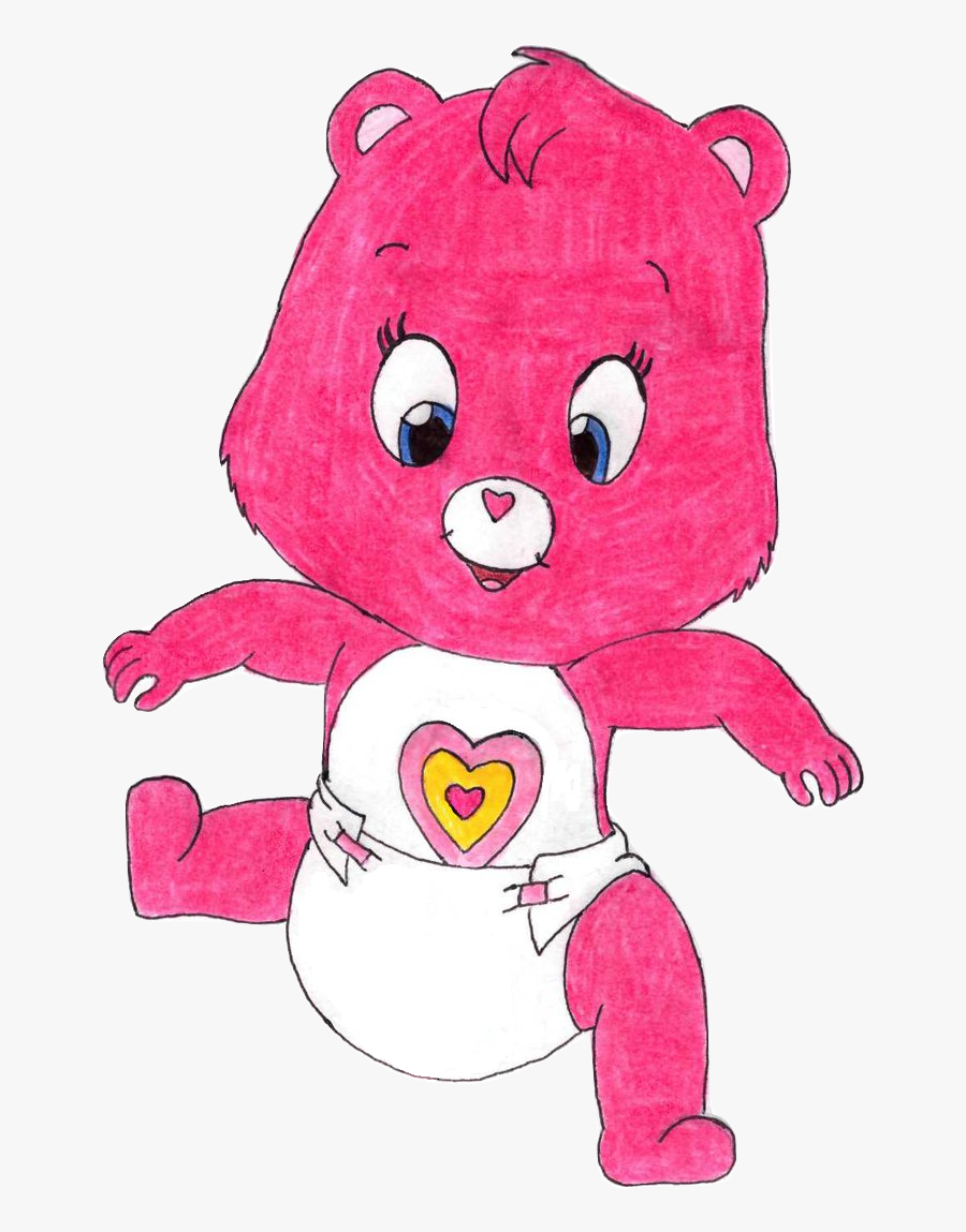 Wonderheart Bear In Diapers - Care Bears Welcome To Care A Lot Wonderheart, Transparent Clipart