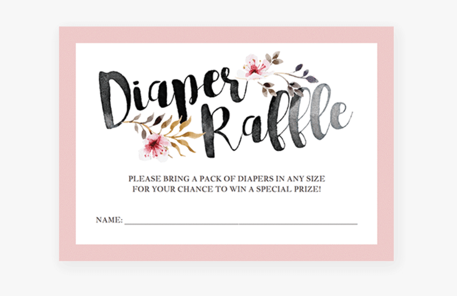 Unique Printable Baby Shower - Calligraphy, Transparent Clipart