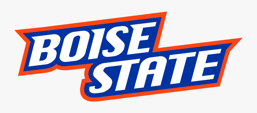 File Boise State Text Logo Svg Wikimedia Commons Printable - Boise State Broncos Football Logo, Transparent Clipart