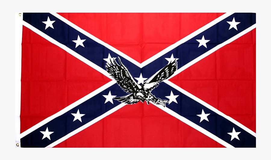 Flag Confederate Png - Confederate Flag With Eagle, Transparent Clipart