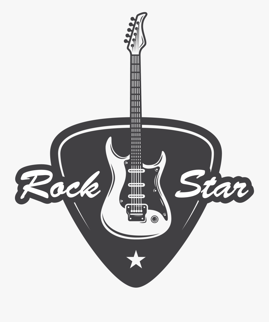Rock Guitar Vector - Rockstar Png, Transparent Clipart