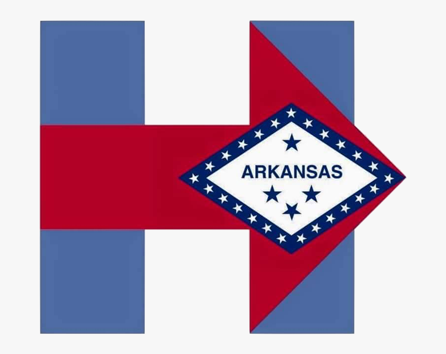 Hillary For Arkansas - Arkansas Flags, Transparent Clipart