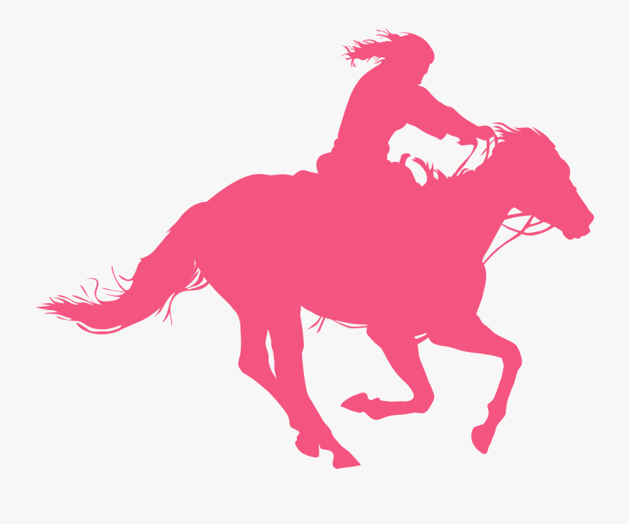 Riding A Horse Silhouette, Transparent Clipart
