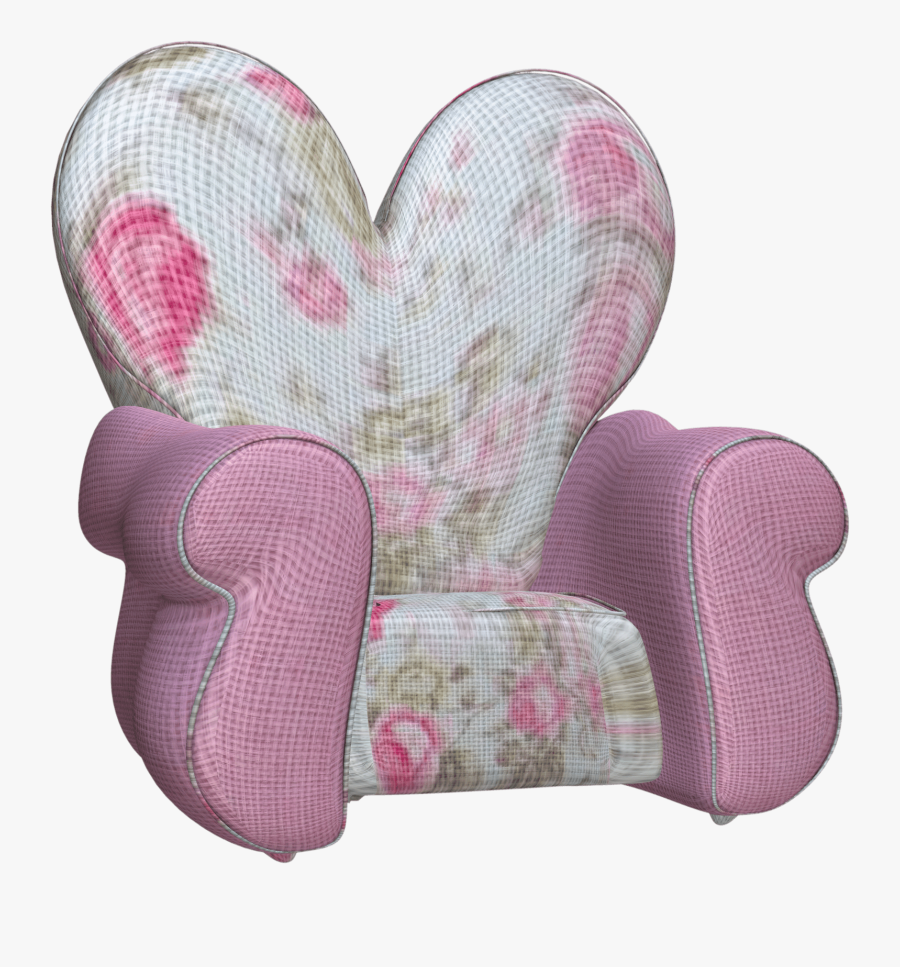 Heart-shaped Chair Download - Heart, Transparent Clipart