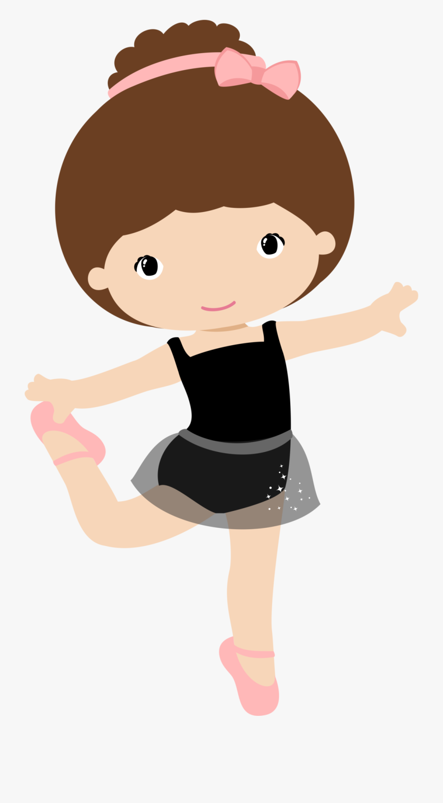 Transparent Dance Party Png - Cartoon Ballerina Png, Transparent Clipart