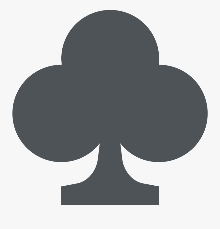 Emoji Meaning Symbol Four-leaf Clover Spade - ♠ ♥ ♣ ♦ Meaning, Transparent Clipart