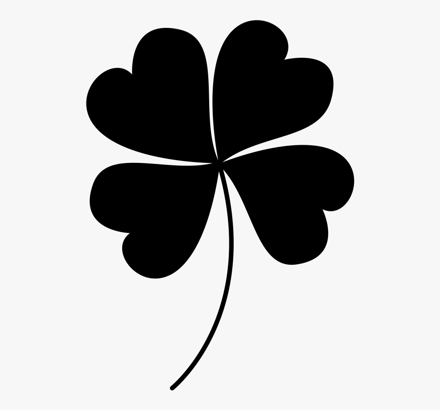 Four-leaf Clover Luck Image Illustration - Logo Daun Semanggi Black Clover, Transparent Clipart