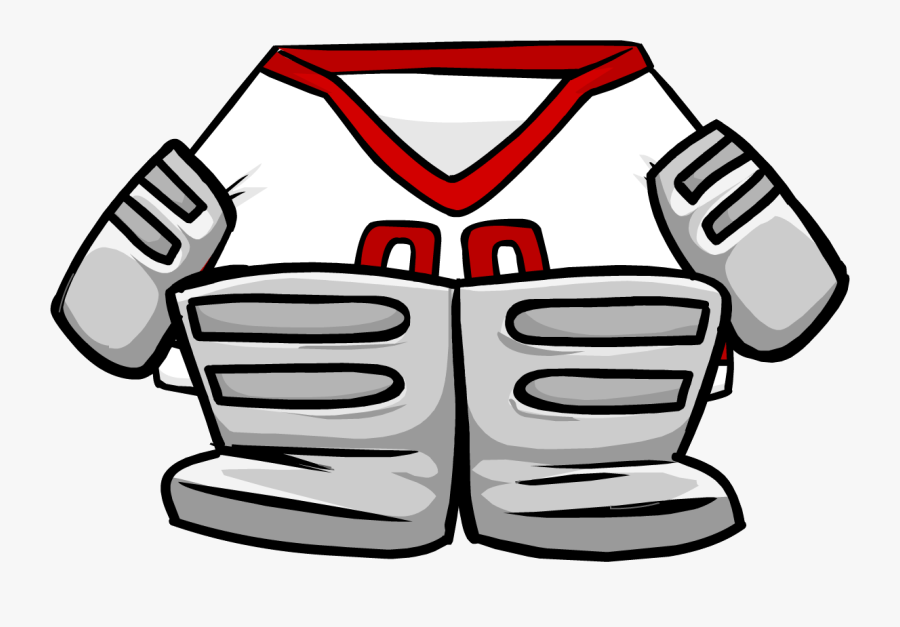 Red Away Goalie Gear Club Penguin Wiki Fandom Powered - 60 Hz Stroboscopic Disc, Transparent Clipart