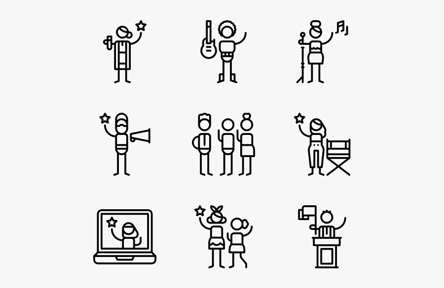 Fame - Independence Icons, Transparent Clipart
