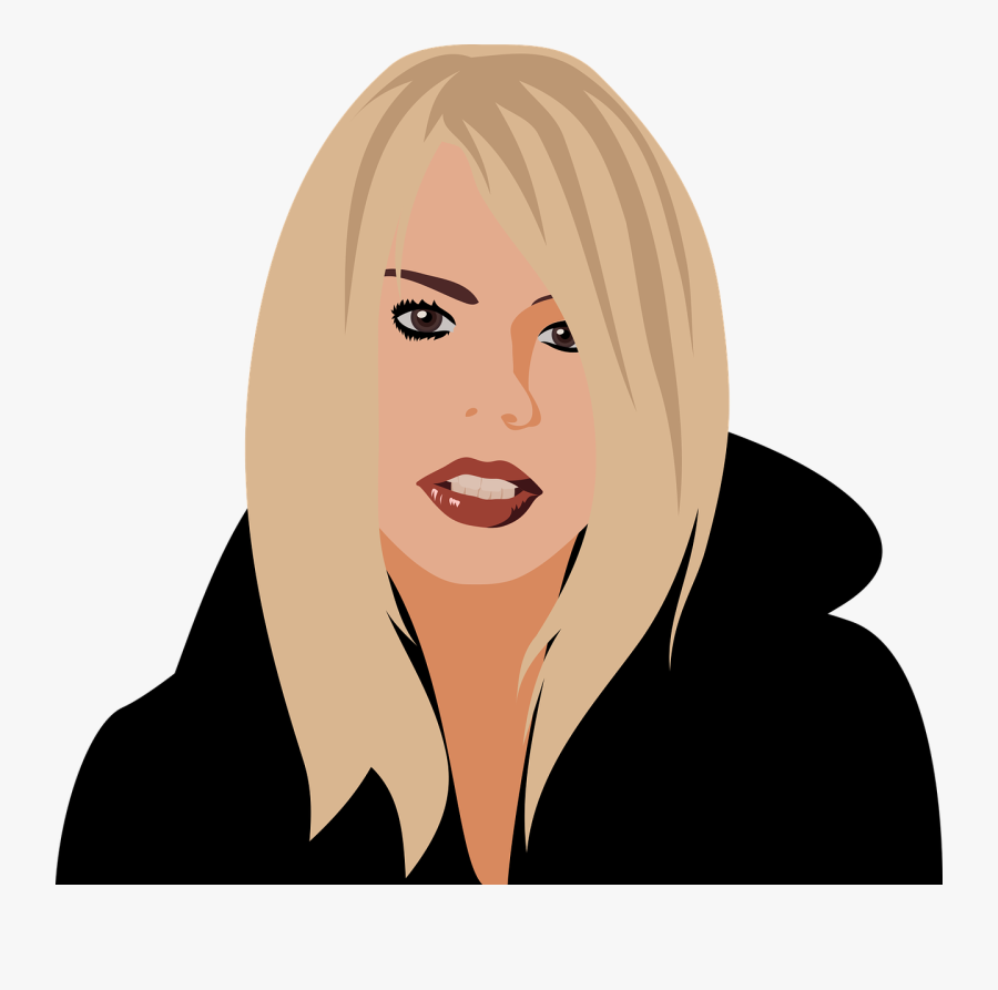 Transparent Girl Head Png - Actress Graphic, Transparent Clipart