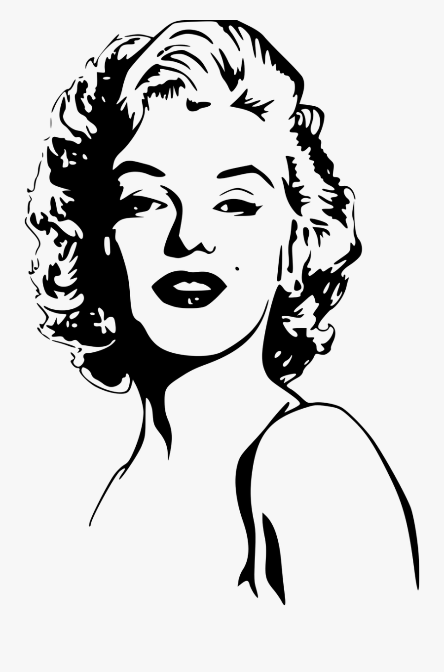 Marilyn Monroe Clip Art, Transparent Clipart