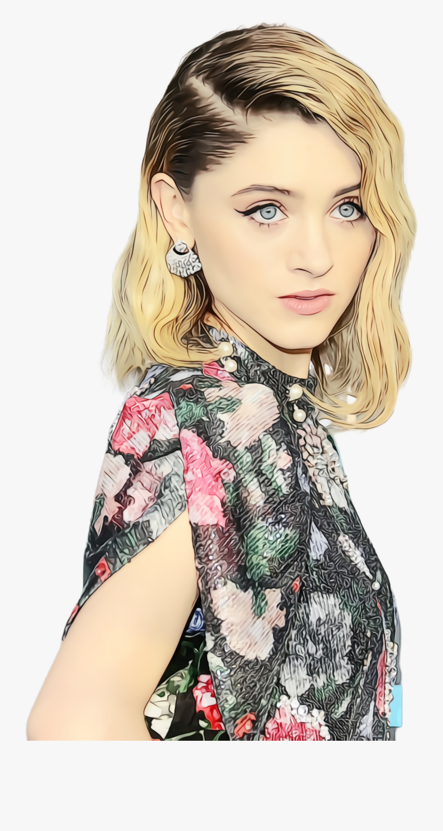 Actress Natalia Dyer Png Image - Natalia Dyer Blonde Hair, Transparent Clipart
