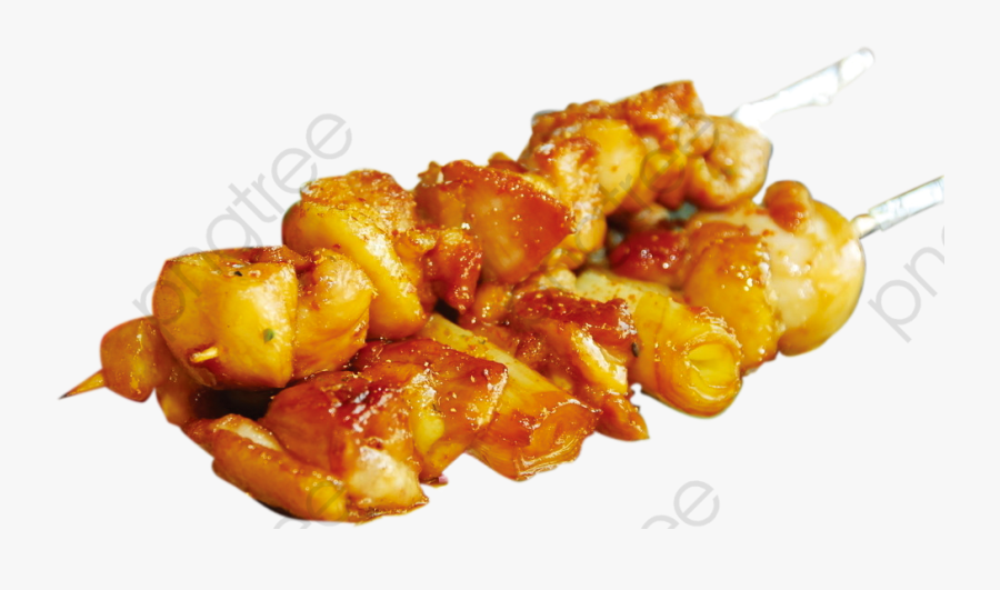 Transparent Chicken Food Clipart - 沙 爹 鸡 串, Transparent Clipart