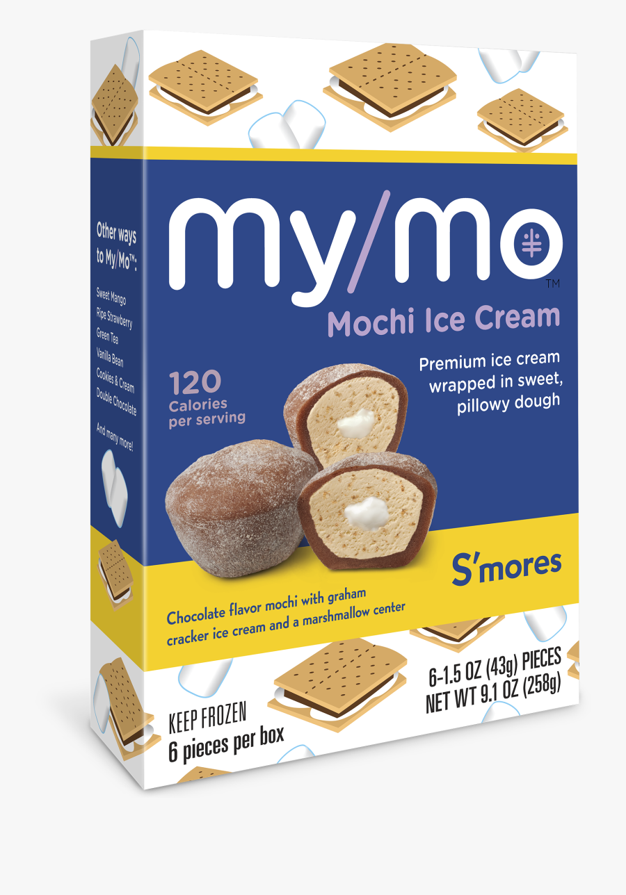 Mochi Ice Cream Smores, Transparent Clipart
