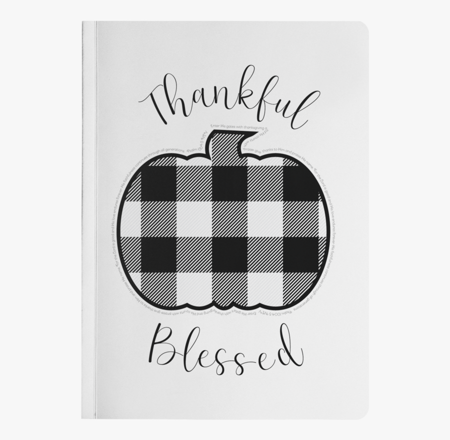 Journal With Buffalo Check Pumpkin Design"
 Class="lazyload - Nova Check Pattern, Transparent Clipart