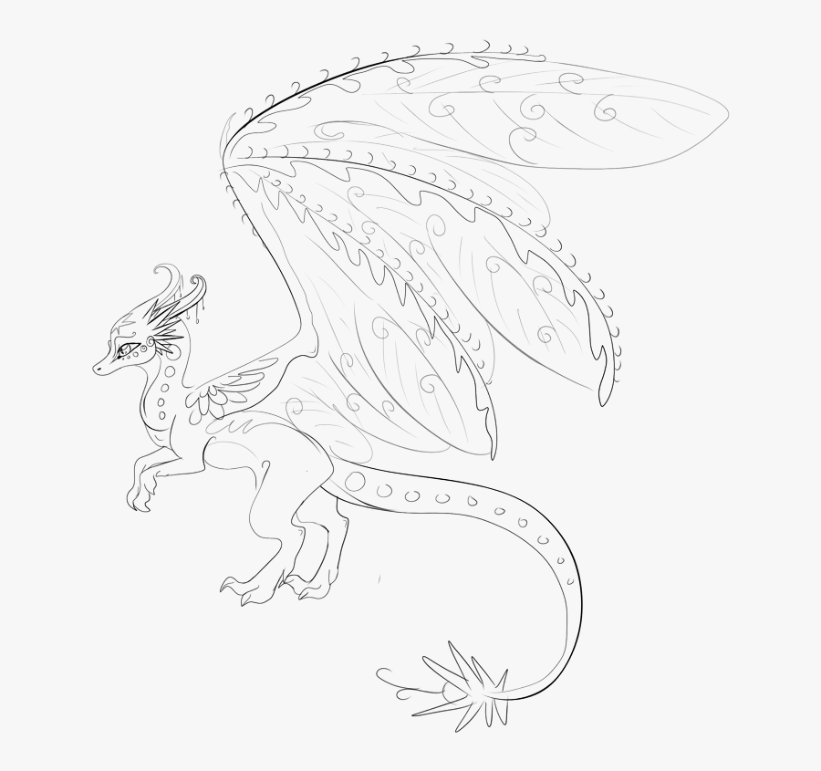 Lineart For April - Sketch, Transparent Clipart