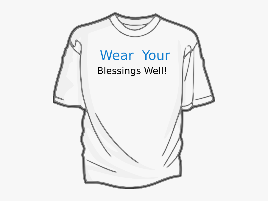 T Shirt Placeholder, Transparent Clipart