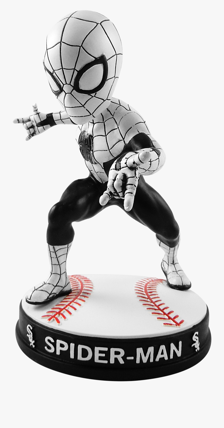 White Sox Spiderman Bobblehead, Transparent Clipart