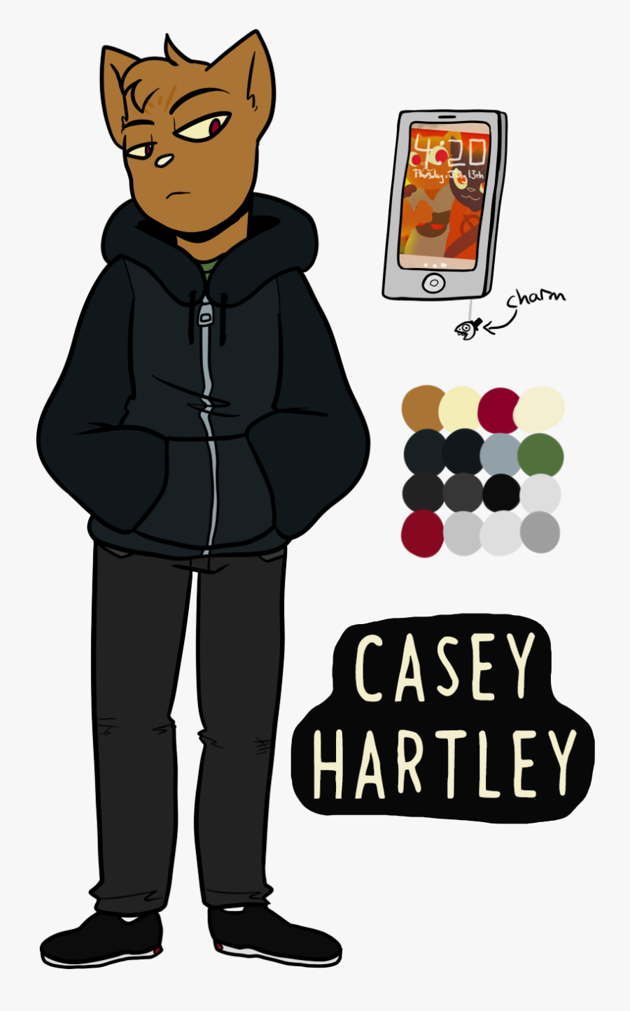 Transparent Getting Ready Clipart - Casey Night In The Woods, Transparent Clipart