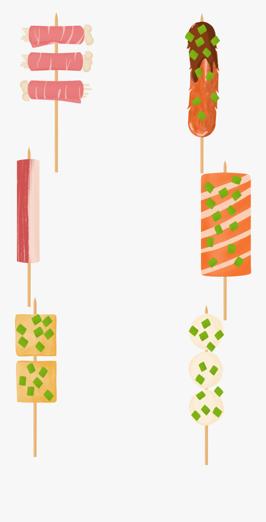 Food Mala Fish Tofu Decorative Elements Png And Psd, Transparent Clipart