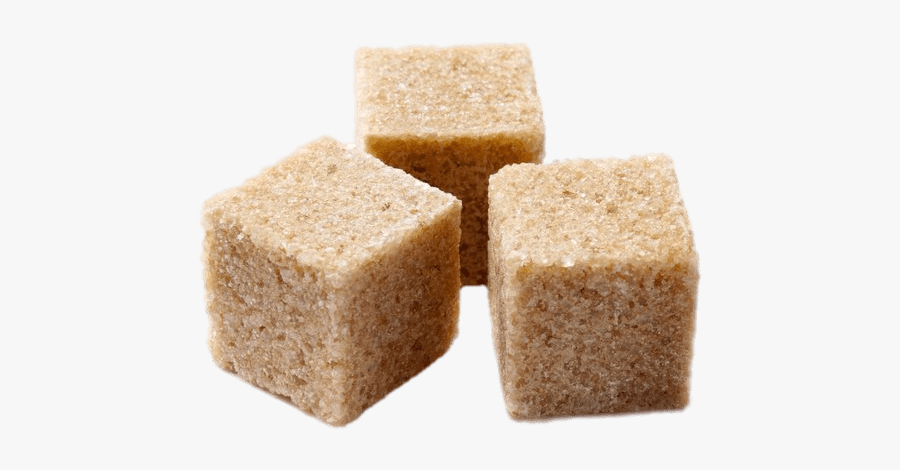 Brown Sugar Cubes, Transparent Clipart
