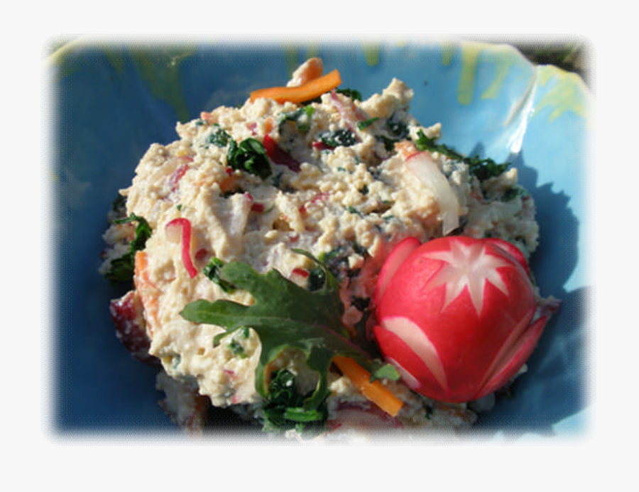 Clip Art Tofu Picado E Salada - Side Dish, Transparent Clipart