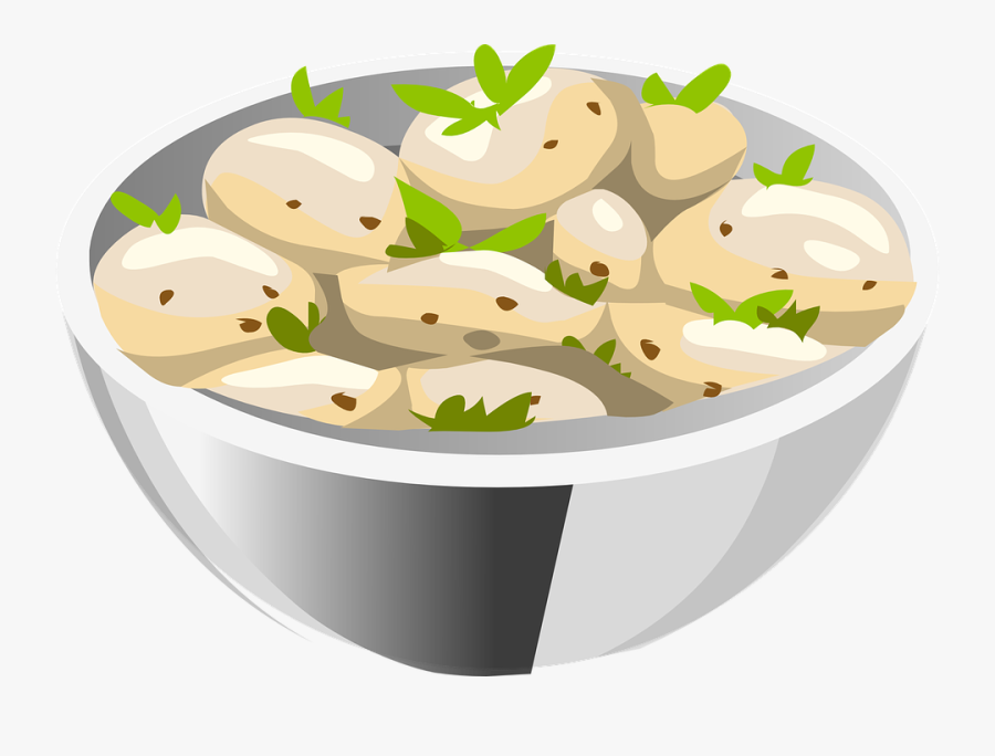 Cartoon Image Of Potato Salad, Transparent Clipart