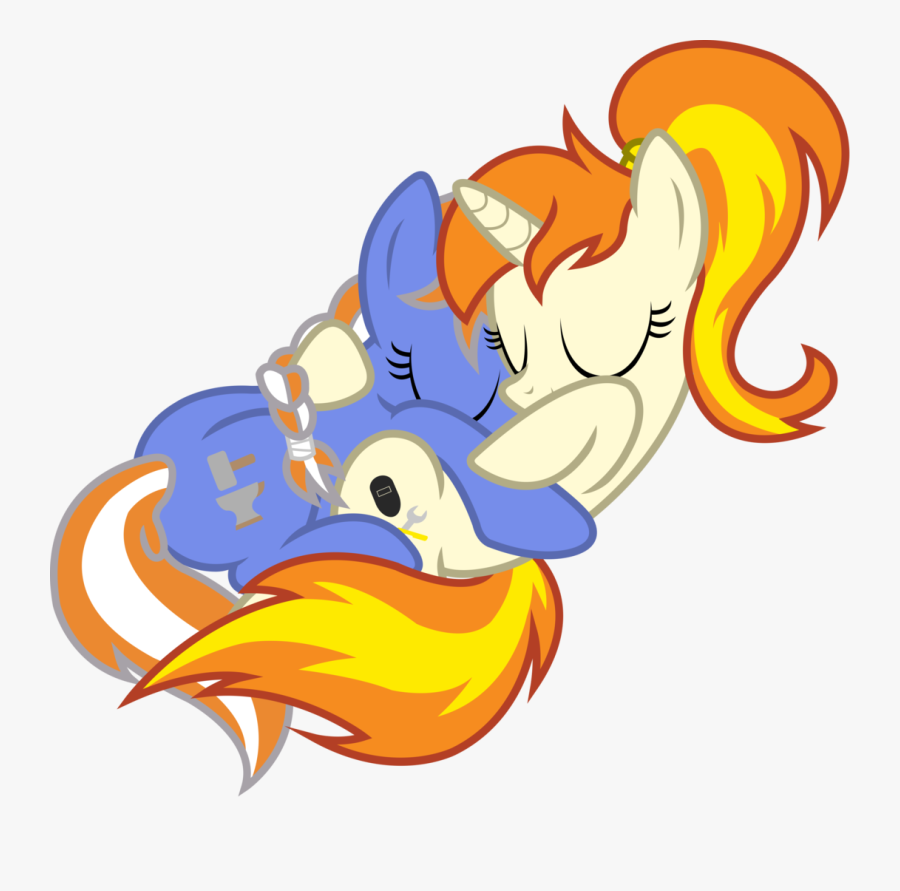 Outlawedtofu, Cuddling, Fallout Equestria, Fallout - Cartoon, Transparent Clipart