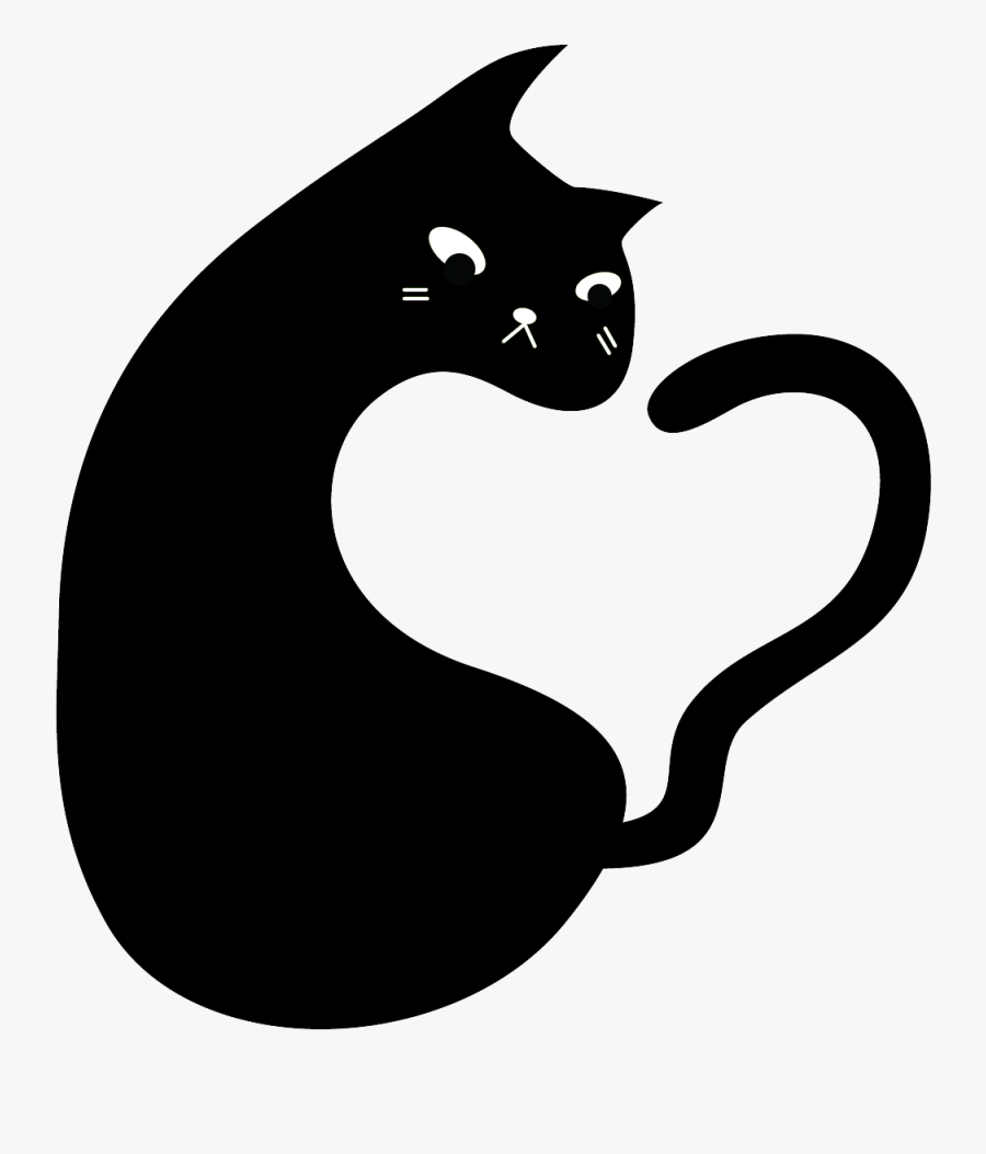 Black Cat, Transparent Clipart
