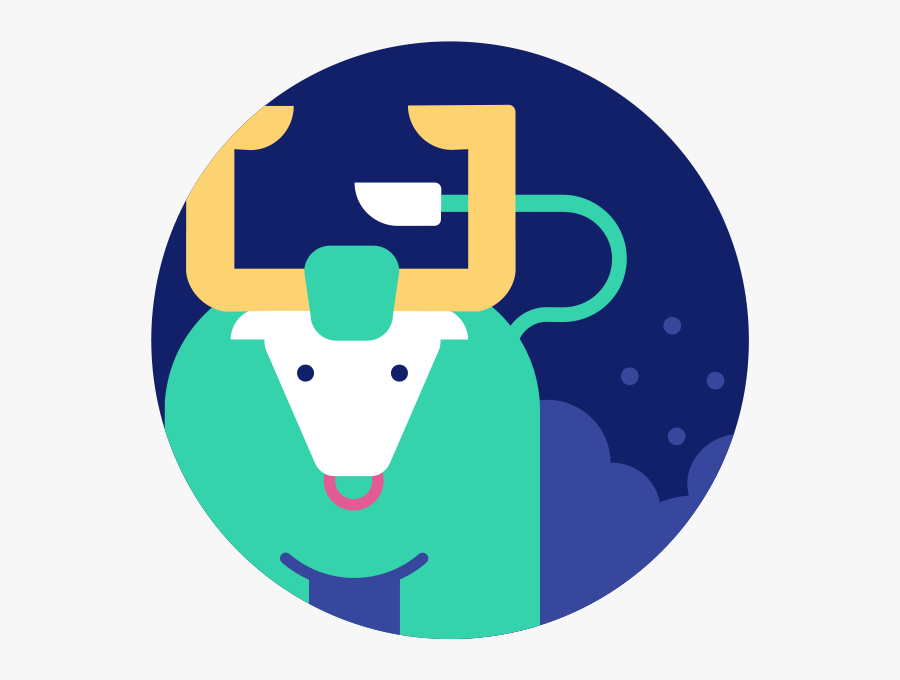 Taurus Zodiac Sign - Icon, Transparent Clipart
