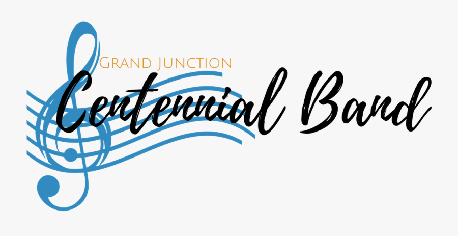 Grand Junction Centennial Band - Calligraphy, Transparent Clipart