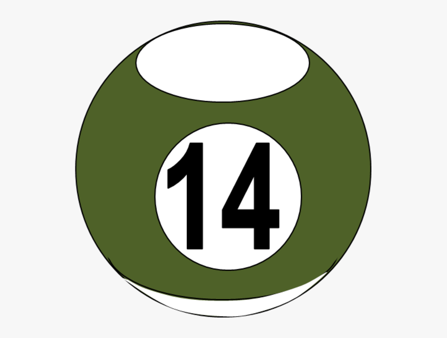 Billiard Ball - 14 Clip Art, Transparent Clipart