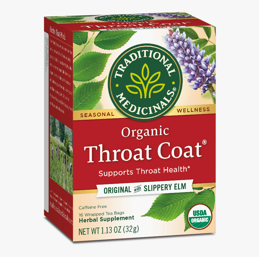 Throat Coat Tea Slippery Elm, Transparent Clipart