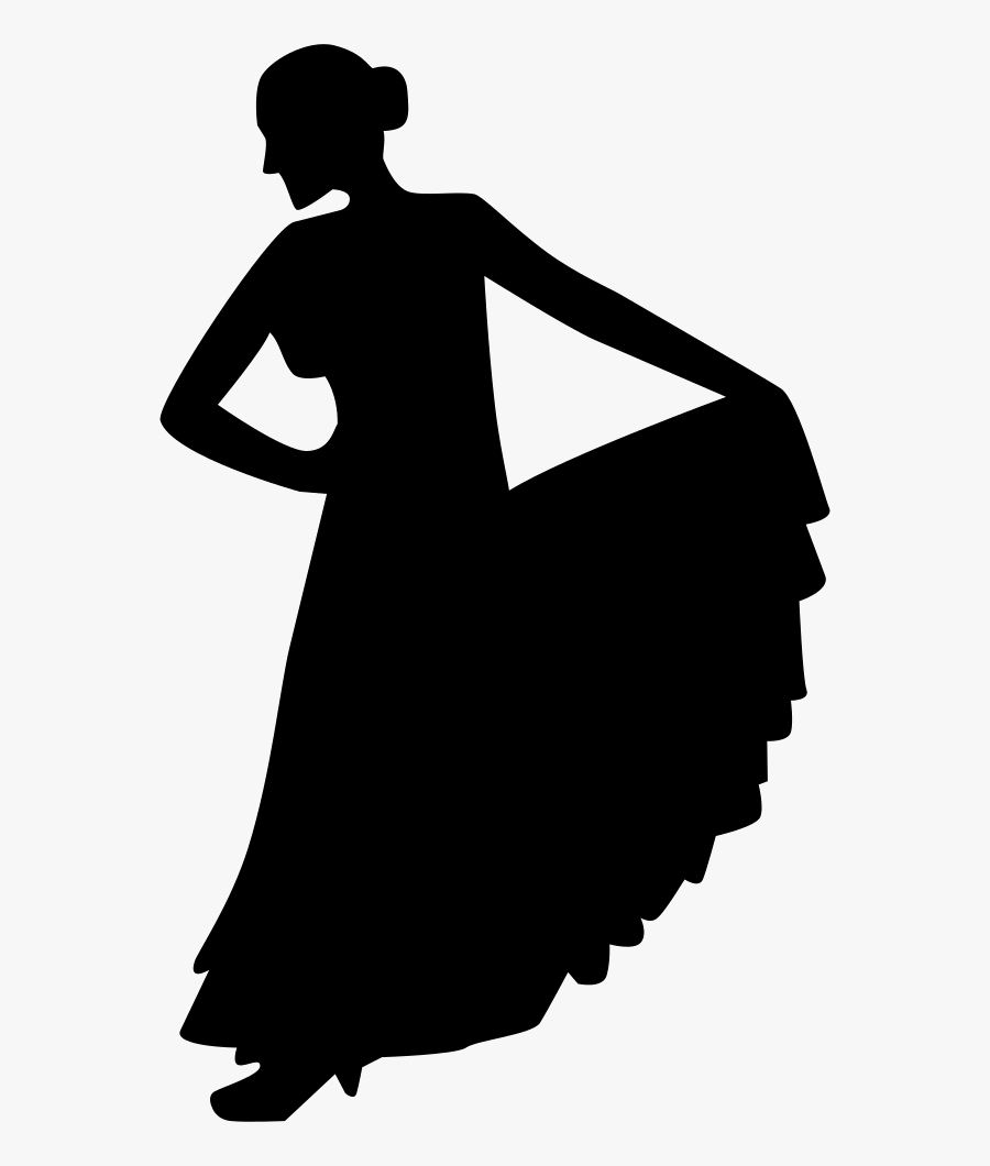 Flamenco Female Dancer Silhouette Comments - International Dance Day 2019 Theme, Transparent Clipart