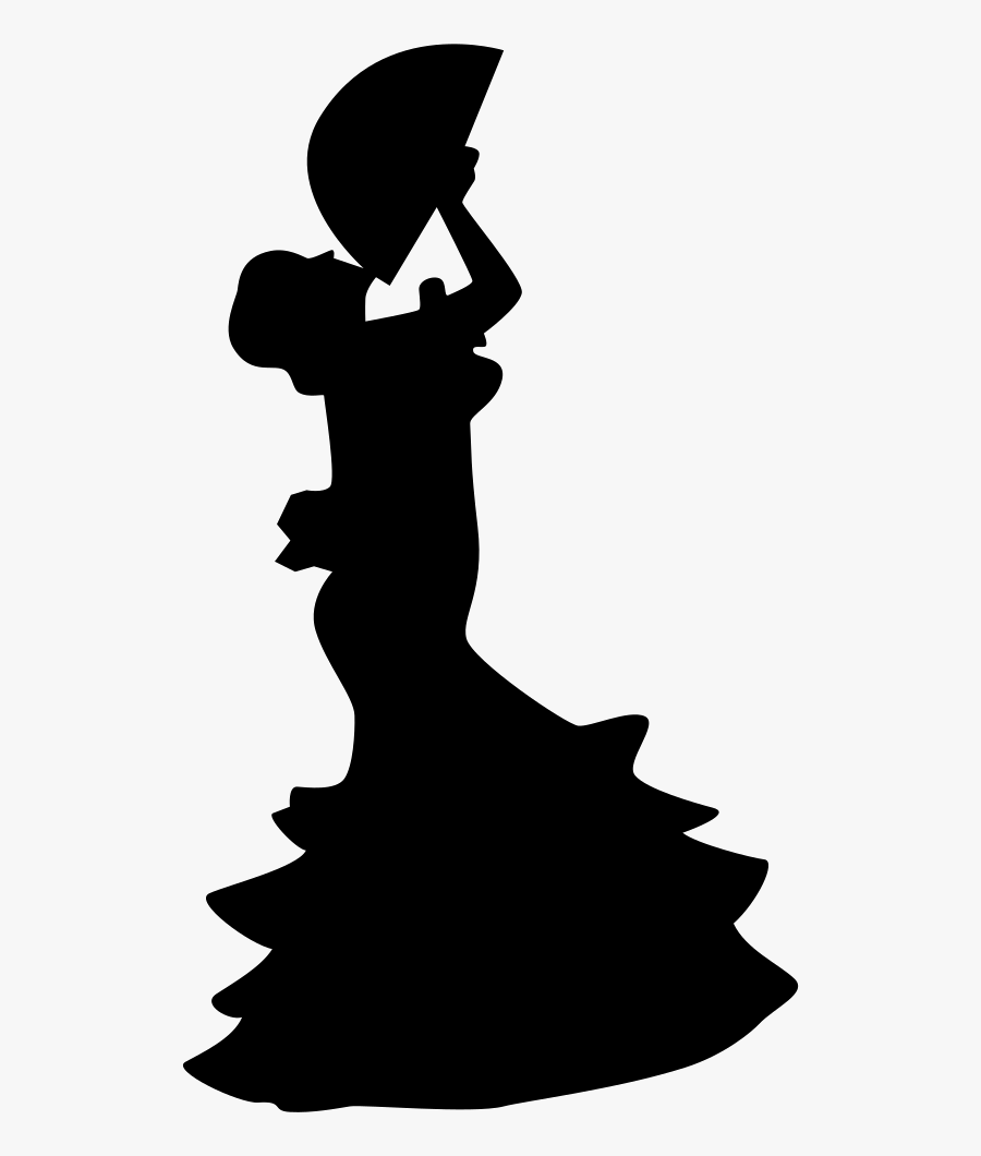 Flamenco Female Dancer Silhouette Comments - Silueta Flamenca Png, Transparent Clipart