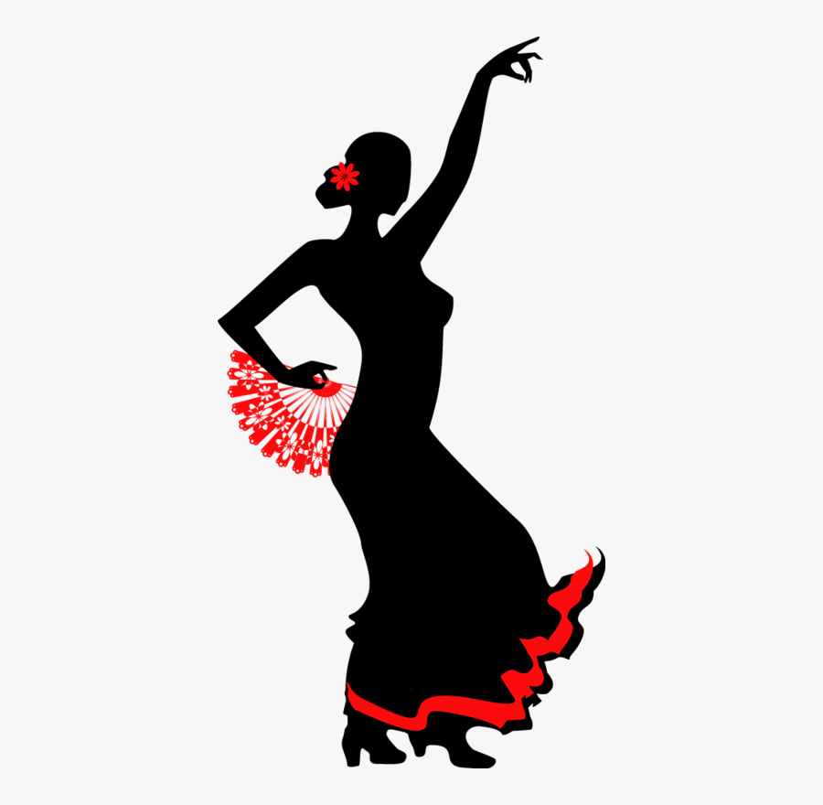 Flamenco Stock Illustration Clip - Flamenco Dancer Clipart, Transparent Clipart