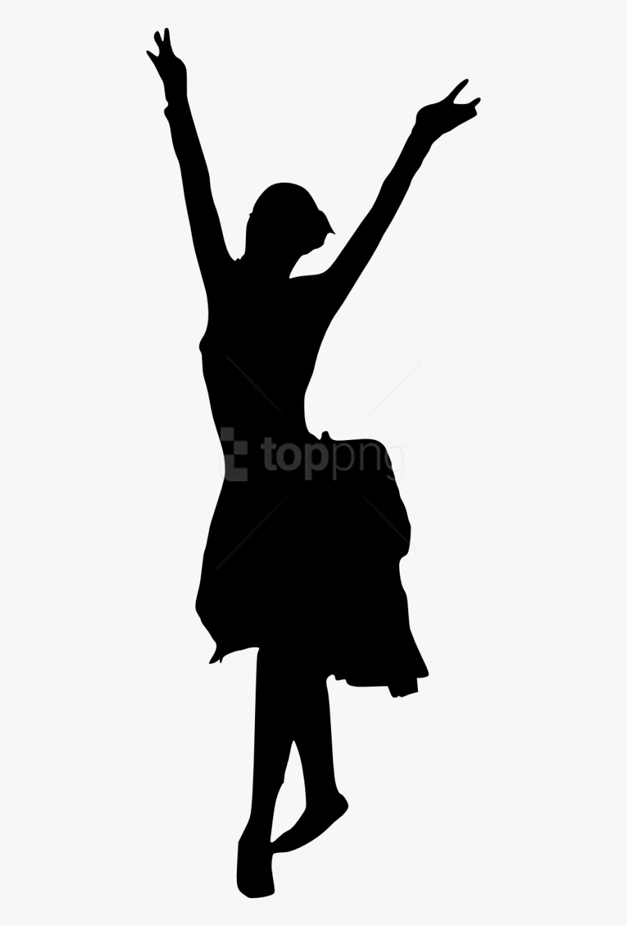 Free Png Ballerina Silhouette Png - Silhouette, Transparent Clipart
