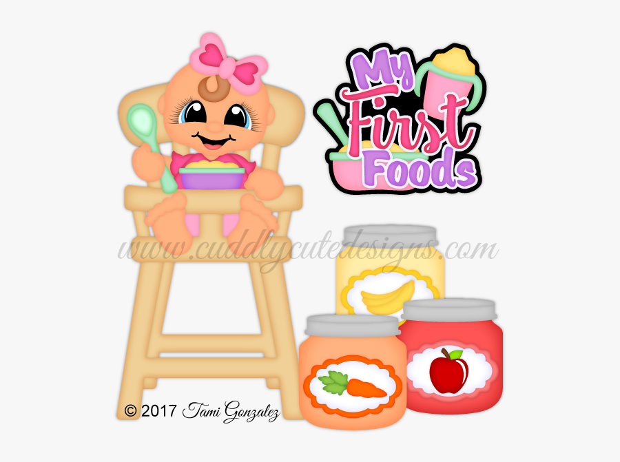 Transparent Baby"s First Christmas Clipart - My First Food Clipart, Transparent Clipart