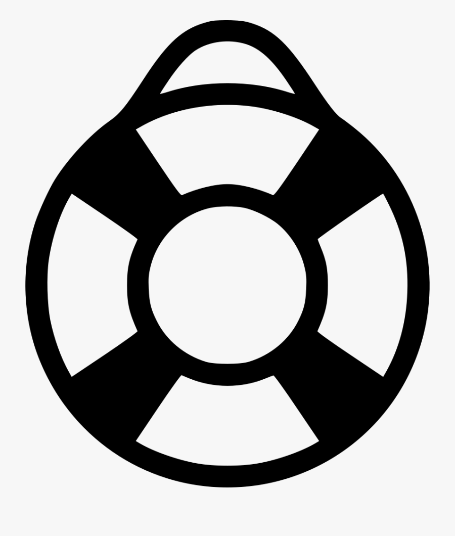 Lifebuoy Insurance Safety Rescue Health Insurance Comments - Clip Art Black And White Life Preserver, Transparent Clipart