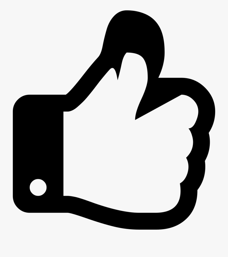 Thumbs Up Svg Icon - Like Font Awesome Png, Transparent Clipart