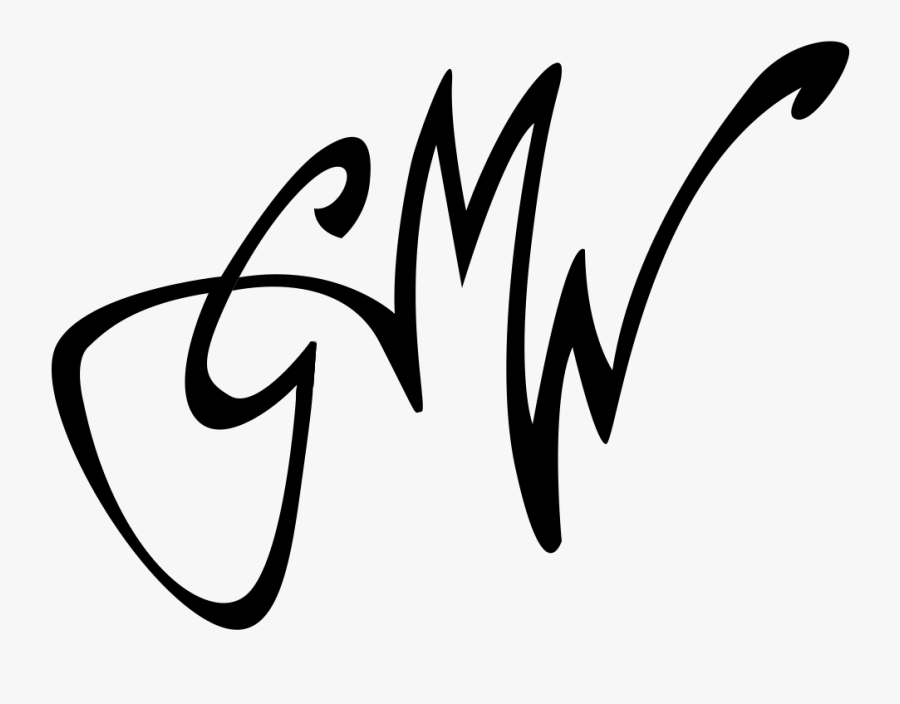 Gill Morrow Art - Calligraphy, Transparent Clipart
