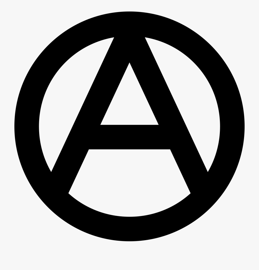 Clip Art Anarchy Sign - Symbols, Transparent Clipart