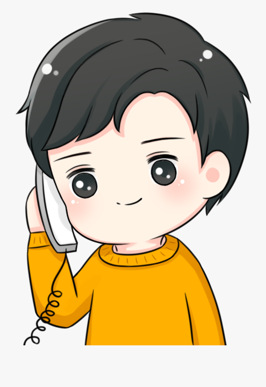 Q Version Boys Little Brother Avatar Png And Psd - Q 版 小 男生, Transparent Clipart