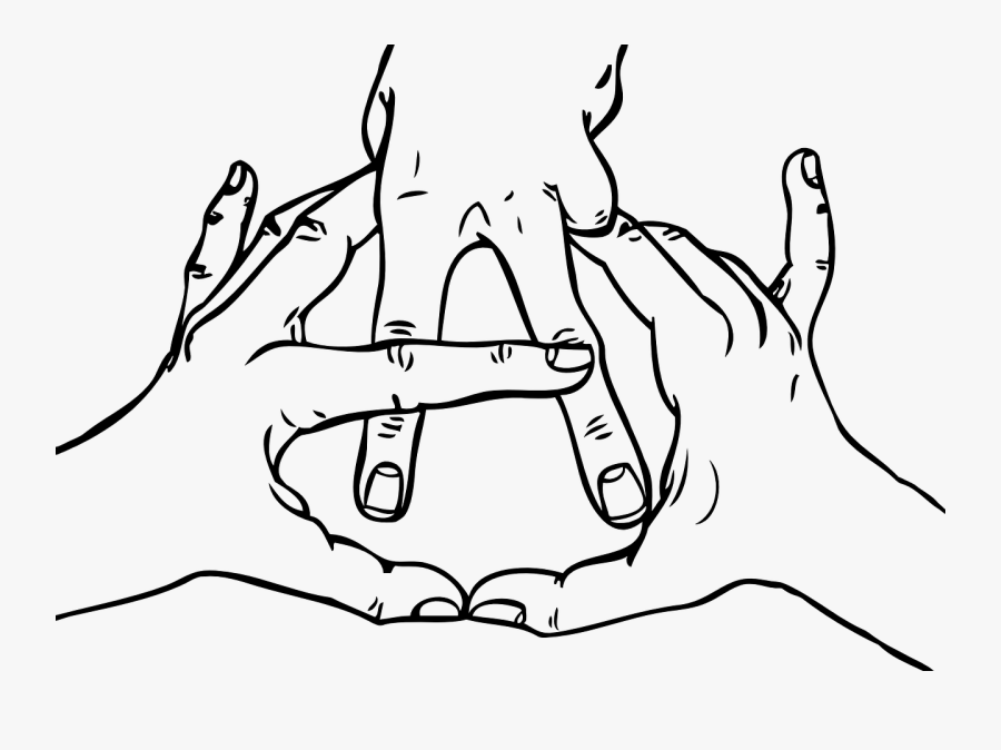 Anarchy Symbol With Hands, Transparent Clipart