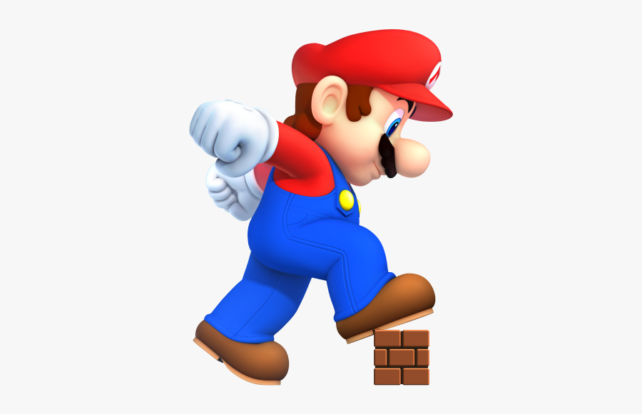 Mario Png - New Super Mario Bros Mega Mario, Transparent Clipart