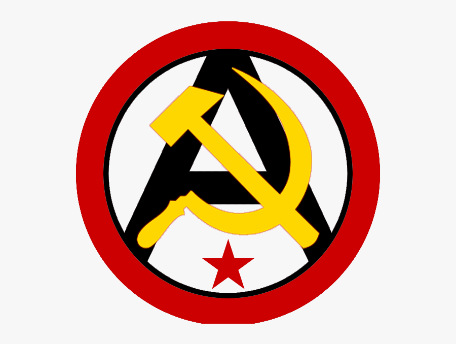 Transparent Communism Png - Anarcho Communism Symbol Png, Transparent Clipart