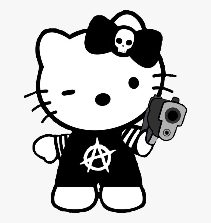 Hello Kitty Goth Aesthetic Wallpaper