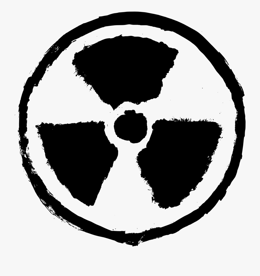 Clip Art Grunge Sign Png - Radioactive Logo Transparent, Transparent Clipart