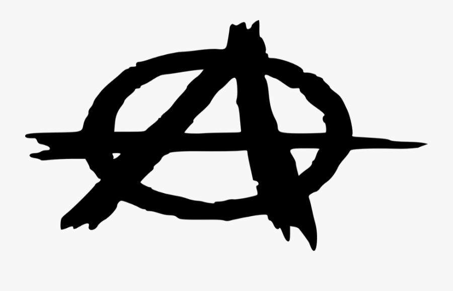 Transparent Anarchist Symbol Png - Anarchy Symbol, Transparent Clipart